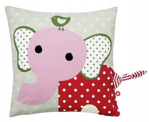 Franck & Fischer – Simon the Elephant Cushion (Pink)