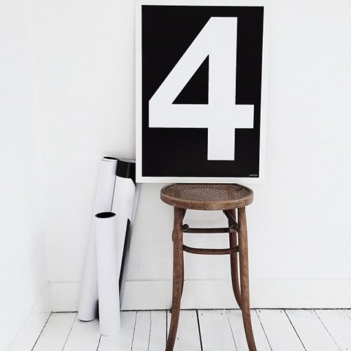 Your Type – Number Print (Numbers 2 through to 6 available)