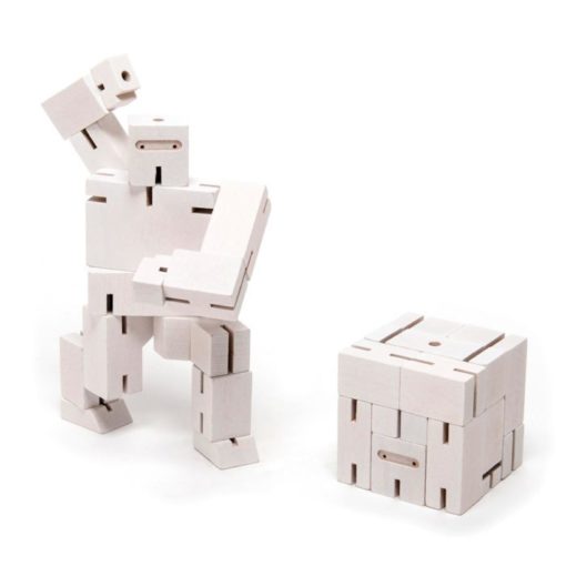 CUBEBOT SMALL NINJA ROBOT MICRO WHITE