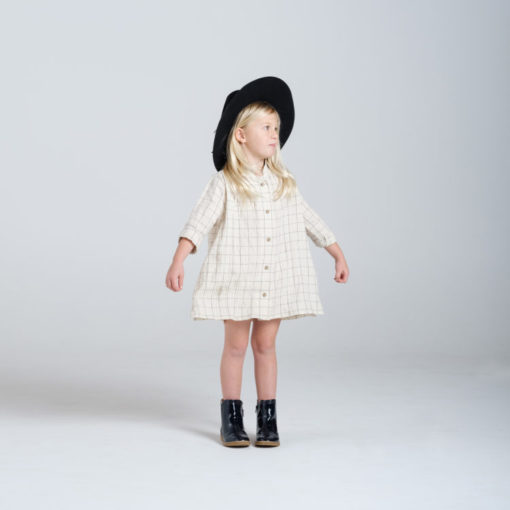 RYLEE & CRU – CHECK BUTTON SHIRT DRESS