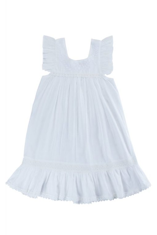 COCO AND GINGER – IRIS DRESS EGGSHELL