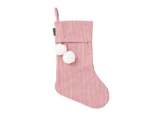 SACK ME – Pinstripe Stocking Red & White