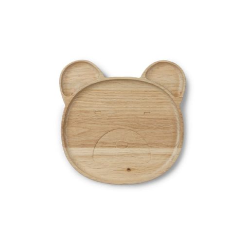 LIEWOOD – CONRAD WOODEN PLATE MR BEAR