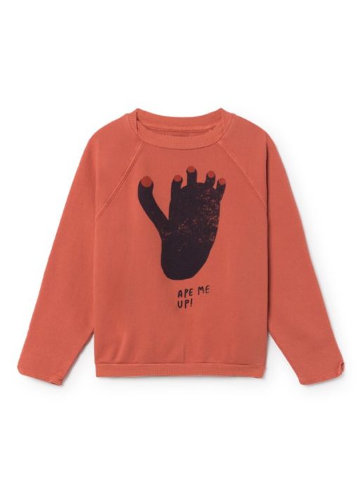 BOBO CHOSES – RAGLAN SWEATSHIRT FOOTPRINT