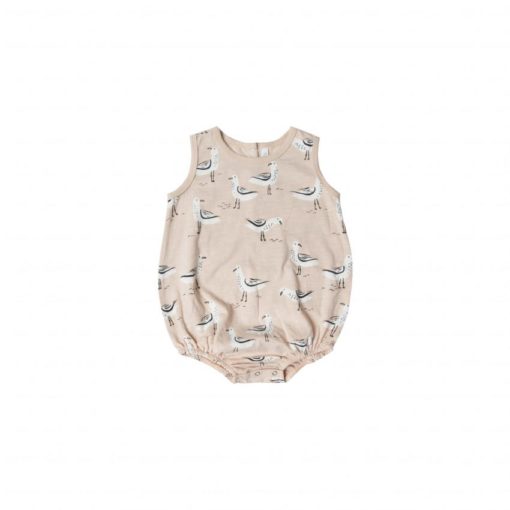 RYLEE & CRU – BABY BUBBLE ONESIE SEAGULLS