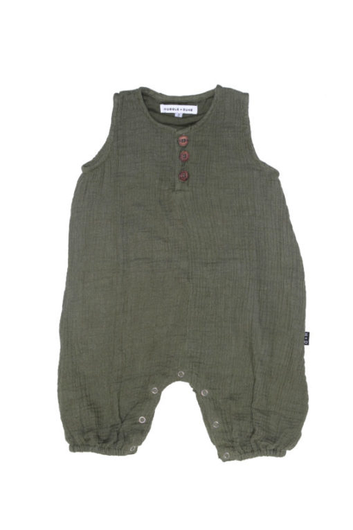 HUBBLE & DUKE – INDI PLAYSUIT OLIVE