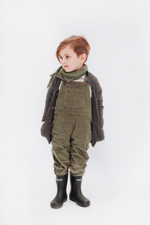 HUBBLE & DUKE – DARCY OVERALLS OLIVE