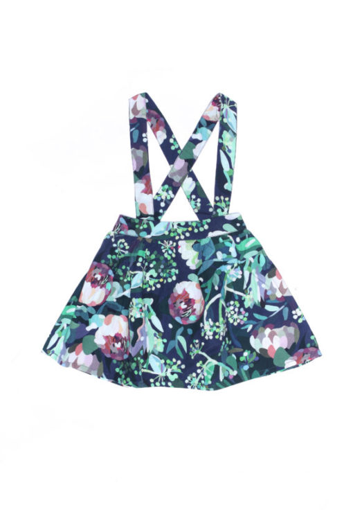 HUBBLE & DUKE – GRETA PINAFORE SKIRT BOTANICAL