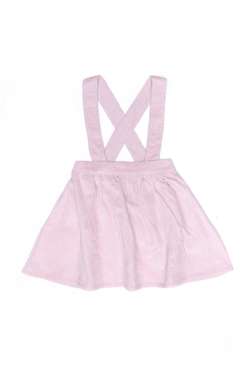 HUBBLE & DUKE – GRETA PINAFORE SKIRT BLUSH