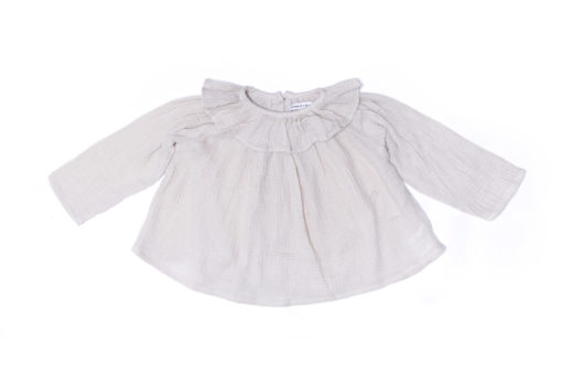 HUBBLE & DUKE – FRIDA SMOCK TOP OAT (BABY)