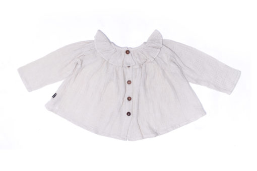 HUBBLE & DUKE – FRIDA SMOCK TOP OAT (BABY)