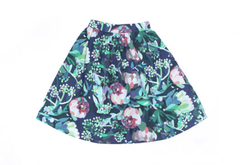 HUBBLE & DUKE – SADIE MAXI SKIRT BOTANICAL PRINT