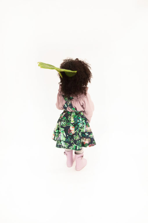 HUBBLE & DUKE – GRETA PINAFORE SKIRT BOTANICAL