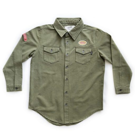 POP FACTORY – KHAKI OVERSHIRT