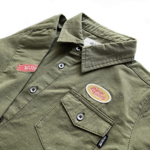 POP FACTORY – KHAKI OVERSHIRT