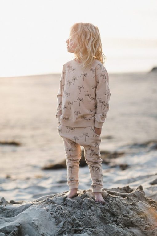 RYLEE & CRU – SWEATSHIRT PALM TREES