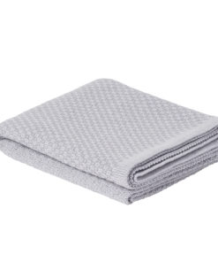 Heirloom Baby Merino Blanket – Basket Weave Cygnet Grey
