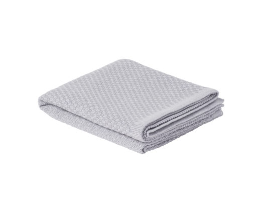 Heirloom Baby Merino Blanket – Basket Weave Cygnet Grey