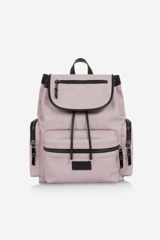 TIBA + MARL – KASPAR KNAPSACK PINK SNAKE