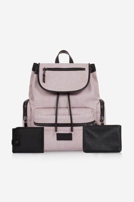 TIBA + MARL – KASPAR KNAPSACK PINK SNAKE