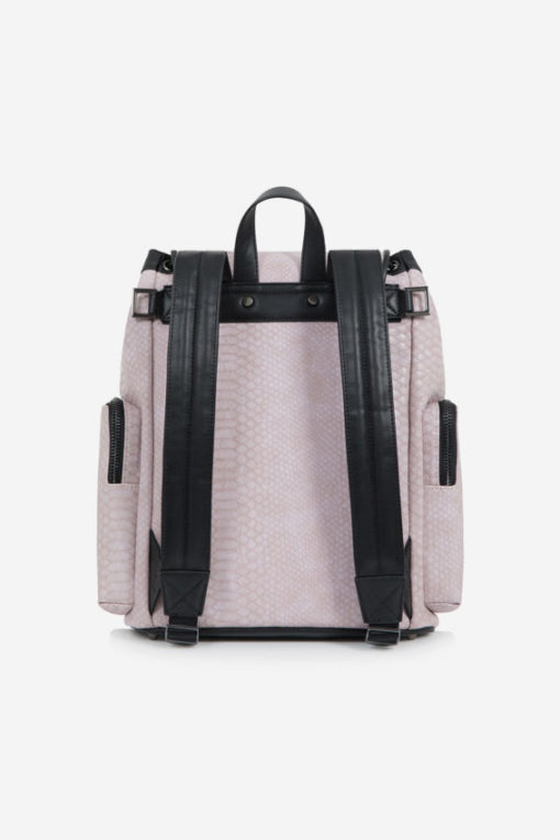 TIBA + MARL – KASPAR KNAPSACK PINK SNAKE