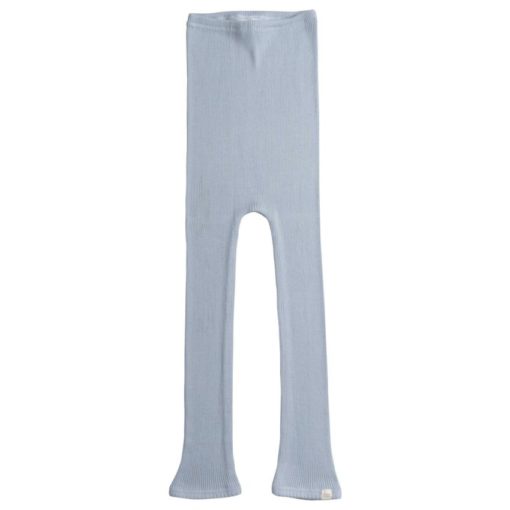 MINIMALISMA – SILK + COTTON BIEBER PANTS – FOG BLUE