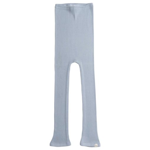 MINIMALISMA – SILK + COTTON BIEBER PANTS – FOG BLUE