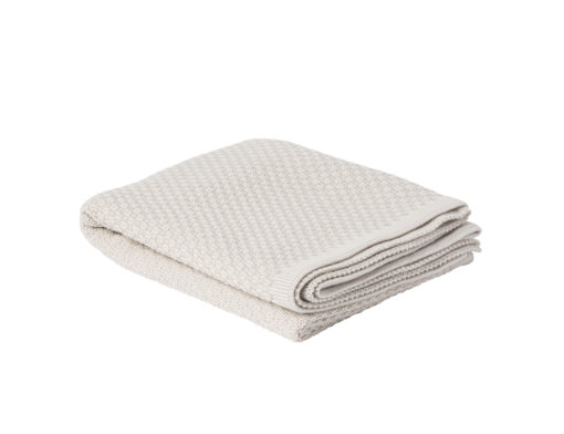 Heirloom Baby Merino Blanket – Basket Weave Oatmeal