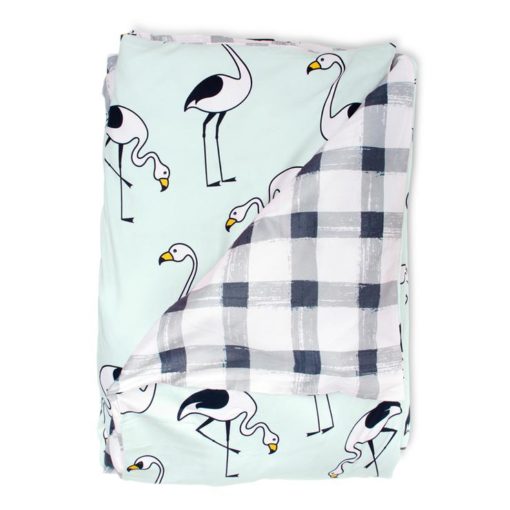 SACK ME – FLAMINGO MINT QUILT COVER (SINGLE)