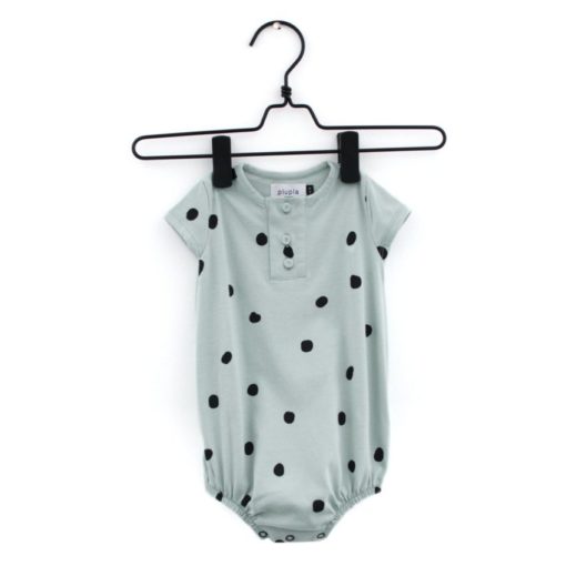 Piupia – Organic Cotton Blue Spots Romper