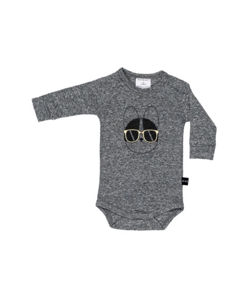 HUXBABY – Frenchie Shades LS Onesie