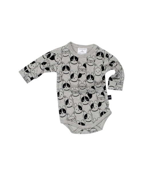 HUXBABY – Puppy Love LS Onesie