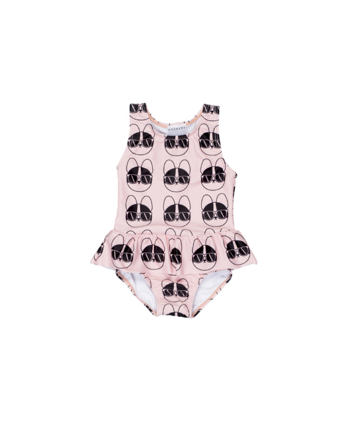 HUXBABY – French Shades Swimsuit Coral
