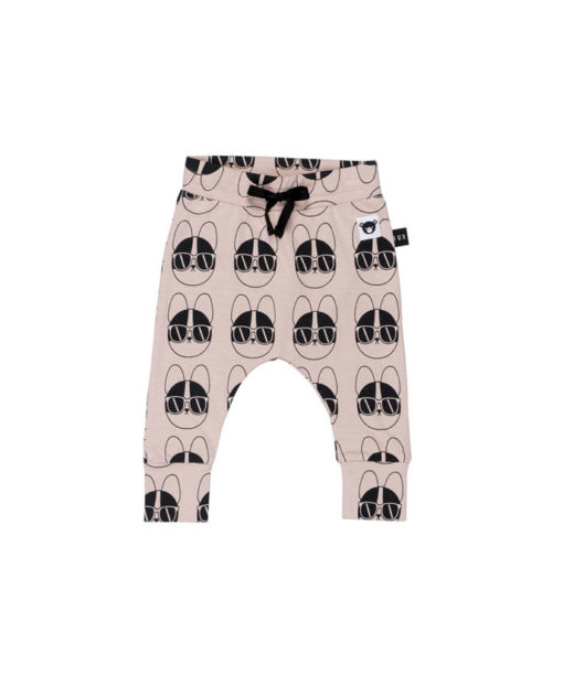 HUXBABY – French Shades Drop Crotch Pant Rose