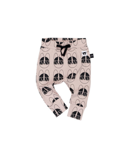 HUXBABY – French Shades Drop Crotch Pant Rose