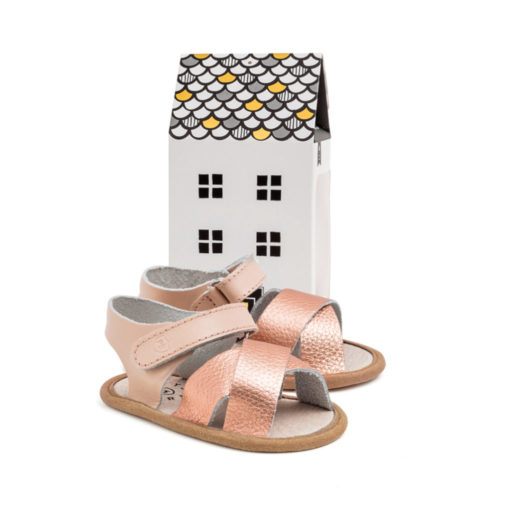 PRETTY BRAVE – Valencia Sandal Rose Gold