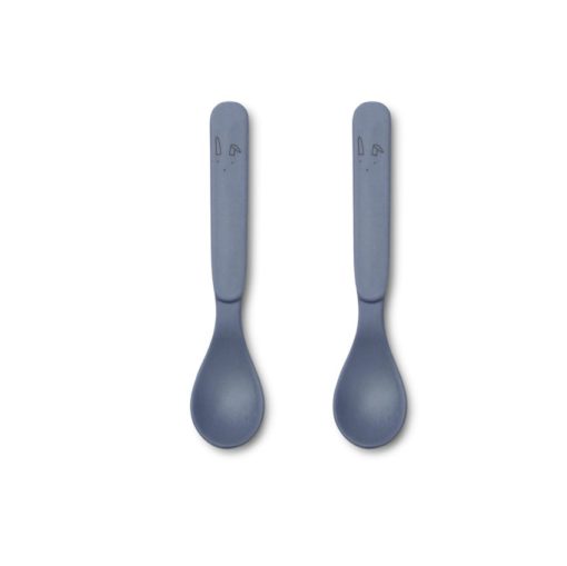 LIEWOOD – RUTH BAMBOO SPOON RABBIT BLUE WAVE 2 PACK