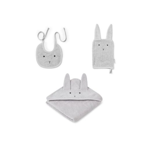 LIEWOOD – ADELE TERRY BABY PACKAGE RABBIT DUMBO GREY