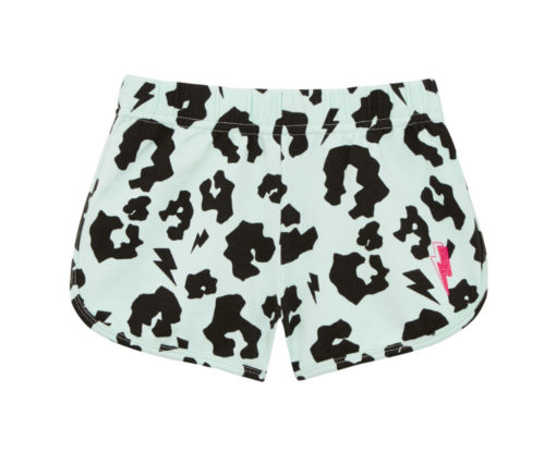 Scamp & Dude – Cool Kids Shorts Pale Green Leopard