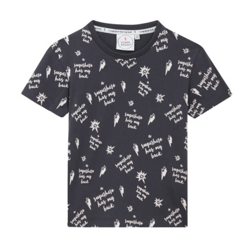 Scamp & Dude – Super Cool T-Shirt Dark Grey Slogan Print