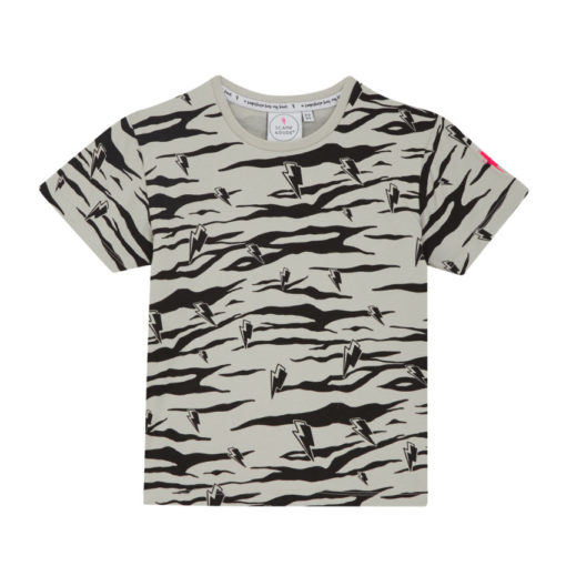 Scamp & Dude – Super Cool T-Shirt Grey Lucky Tiger