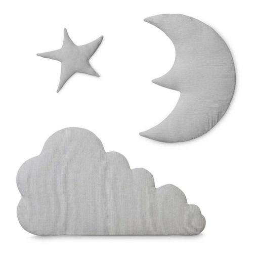Cam Cam Copenhagen – Wall Decoration Moon, Cloud, Star – OCS – Grey