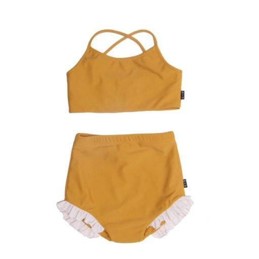 HUBBLE & DUKE – LUCIANA SWIMSUIT MUSTARD