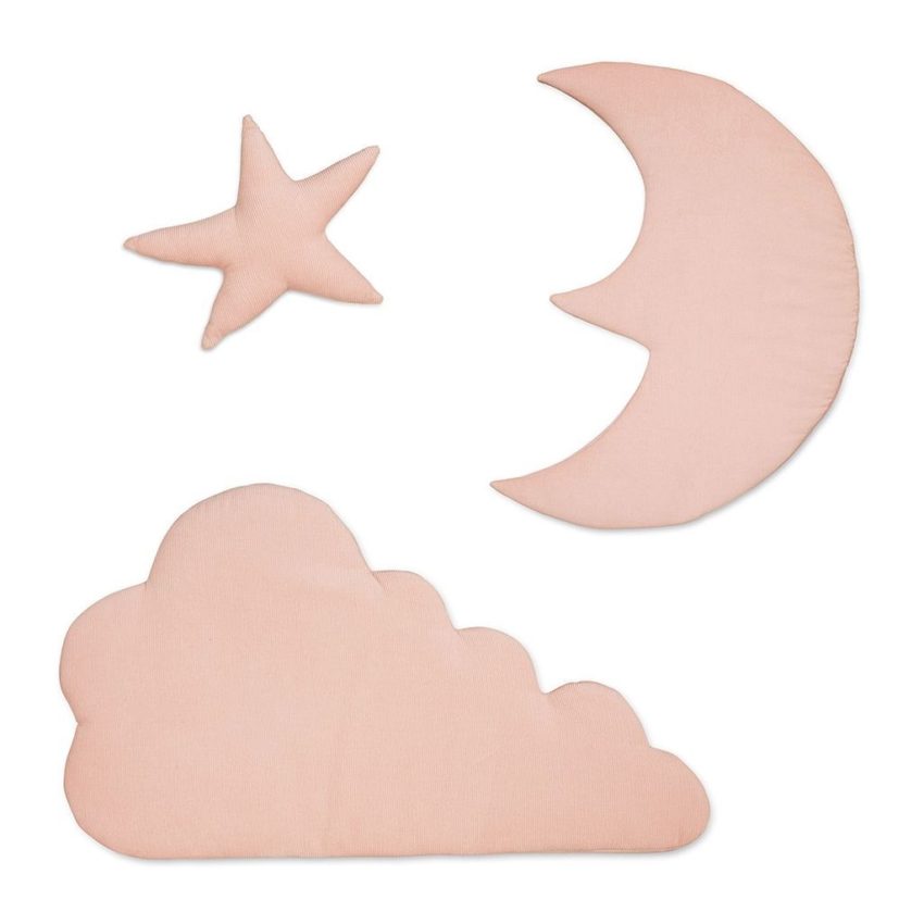 Cam Cam Copenhagen – Wall Decoration Moon, Cloud, Star – OCS – Blossom Pink