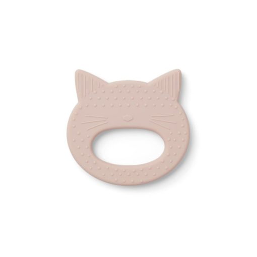 Liewood Gemma Silicon Teether – Cat Rose