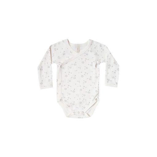 QUINCY MAE – Kimono Onesie Ivory