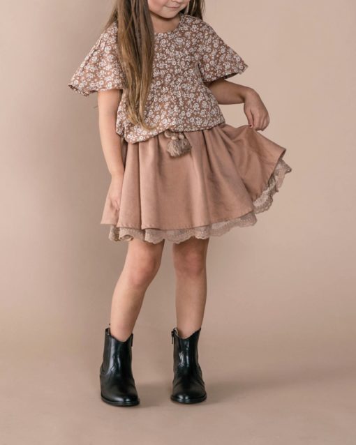 Rylee + Cru Vintage Rose Blaire Blouse