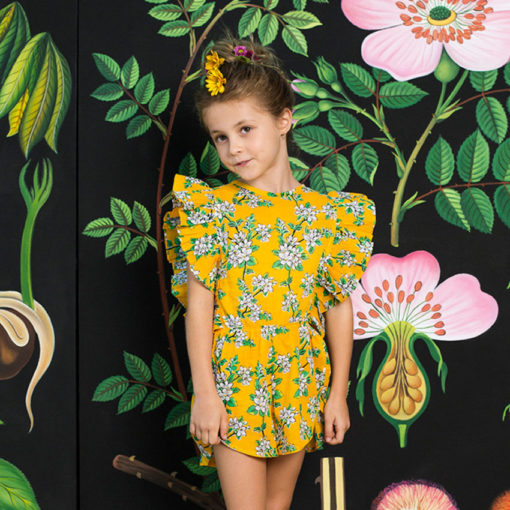 COCO AND GINGER – Delphine Playsuit Safron