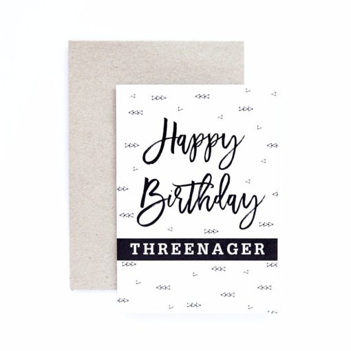 SERIOUSLY MILESTONES – Happy Birthday Threenager