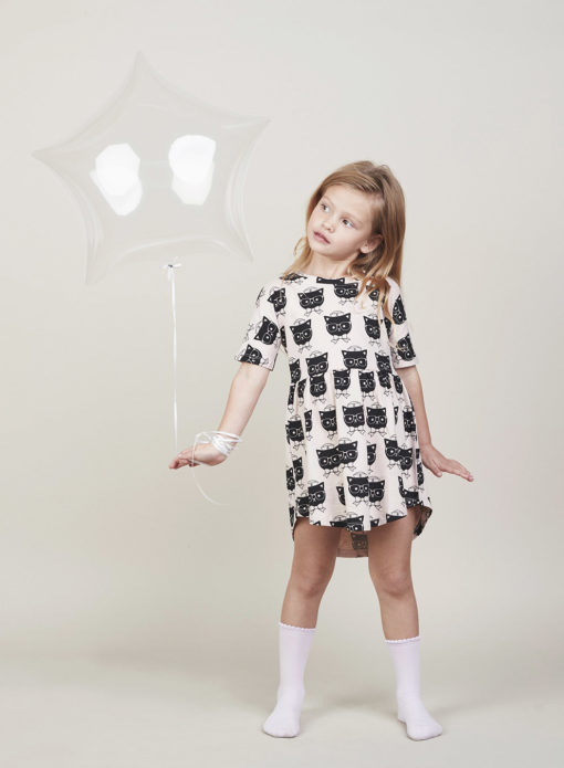 Huxbaby Sailor Cat Swirl Dress